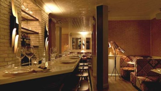 This is a second picture of the interior of the BeefClub, which is a great restaurant in Paris.