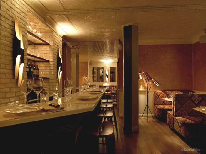 This is a second picture of the interior of the BeefClub, which is a great restaurant in Paris.