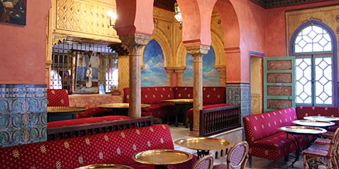 Picture of the restaurant and cafe of the mosquee de paris