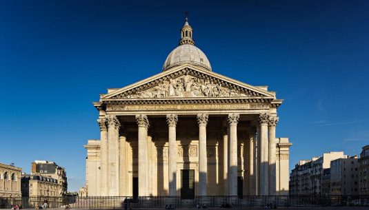This is a picture of the exterior of the Panthéon at Paris.