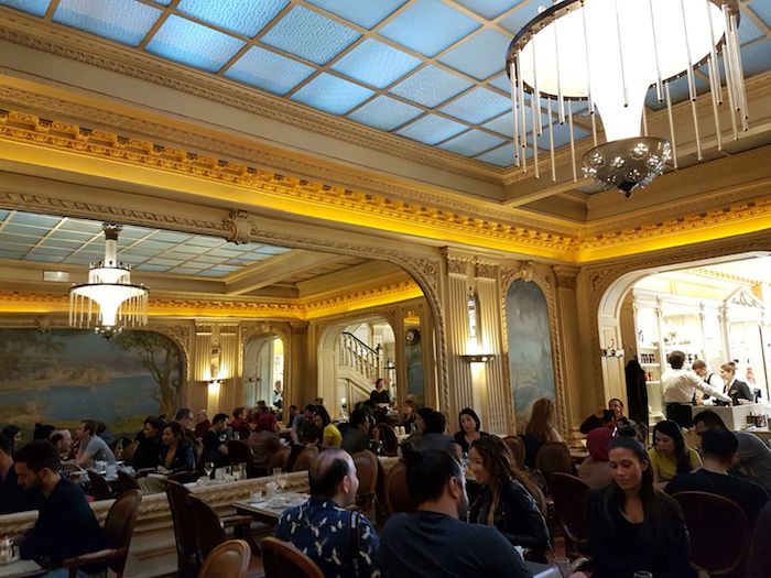 This is a picture of a restaurant in Paris.