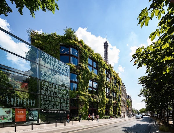 This is a picture of the outdoor of a great museum in Paris.