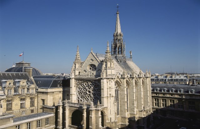saint chapelle outside paris