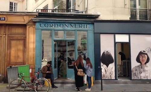 A nice place to go in Paris to have a coffee.
