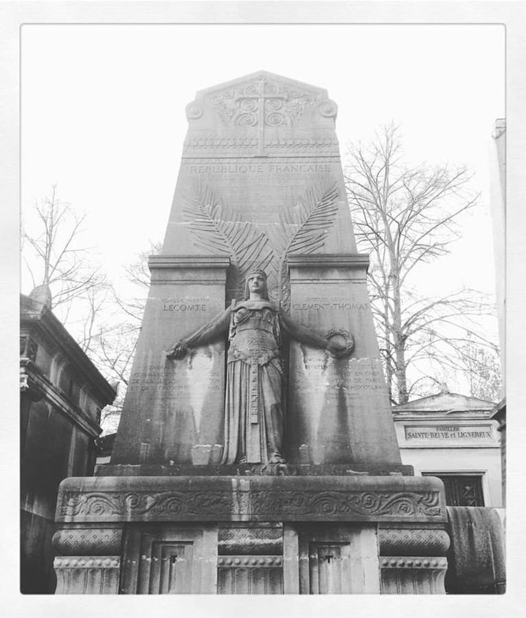 Picture of a free things to do in Paris : visit the pere Lachaise cemetery